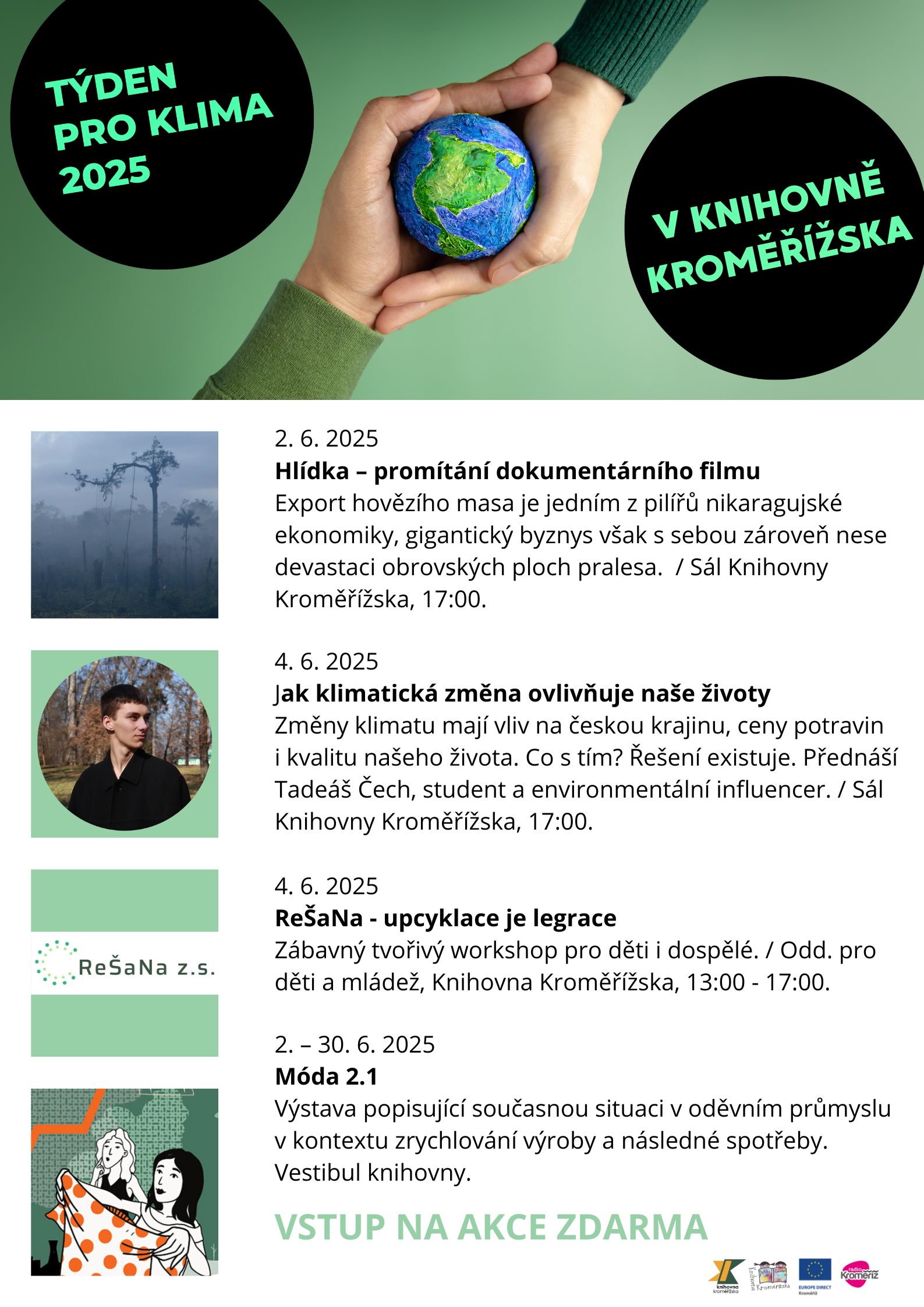 Týden pro klima v Knihovně Kroměřížska