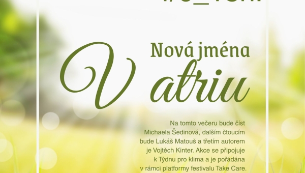 Nová jména v atriu 